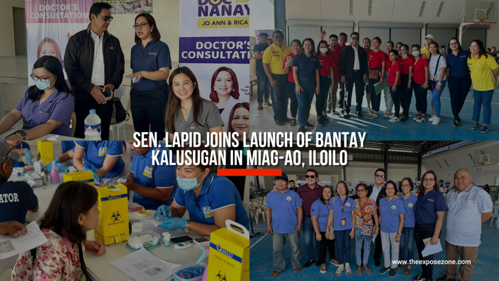 Sen. Lapid Joins Launch of Bantay Kalusugan in Miag-Ao, Iloilo