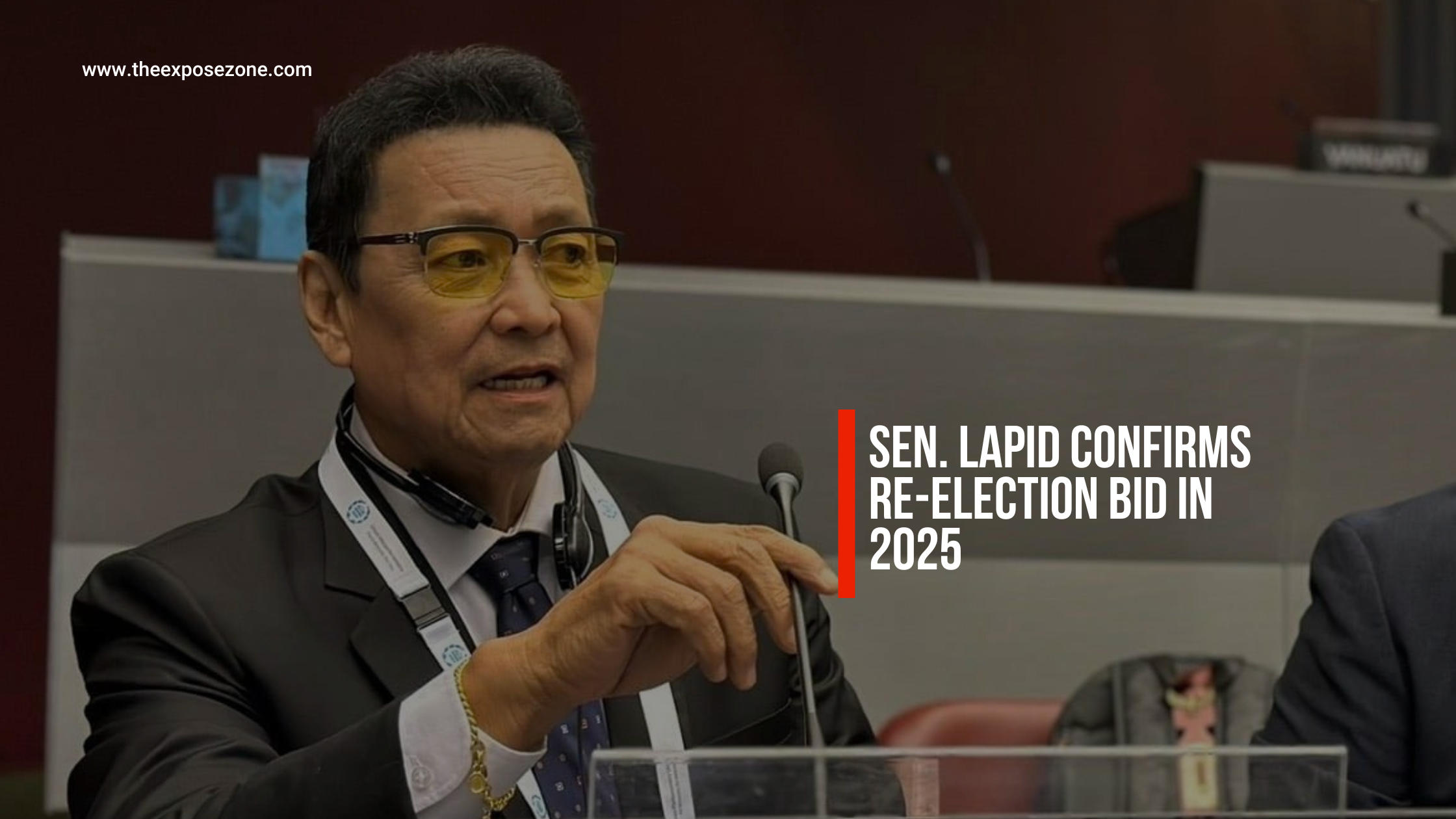 Lapid Confirms Re-election Bid in 2025, Praises Marcos' El Niño Response