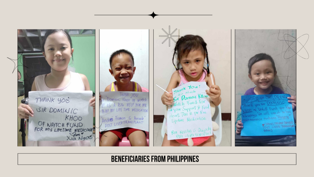 Beneficiaries from the Philippines