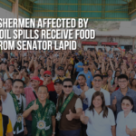 1,750 FISHERMEN AFFECTED BY BATAAN OIL SPILLS RECEIVE FOOD PACKS FROM SENATOR LAPID